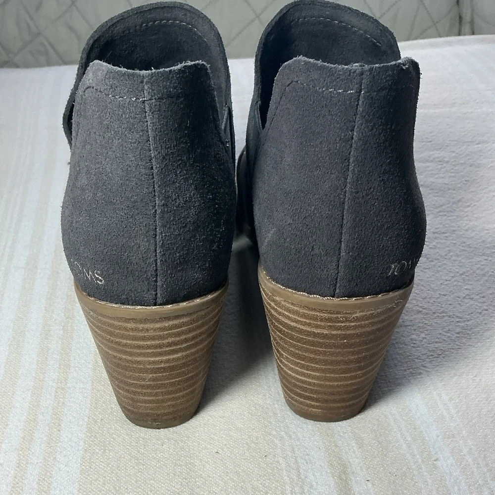 Toms Gray Ankle Boots